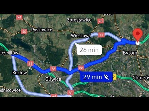 CabView -1/2 od A4 do A1. Czyli DK88 Aleja Jana Nowaka-Jeziorańskiego Gliwice, Zabrze, Bytom. 03,24.