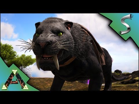 TAMING THE NEW SABERTOOTH! CRAZY LEVELS AND ANKYLO TAME! - Ark: RAGNAROK [DLC Gameplay E17]