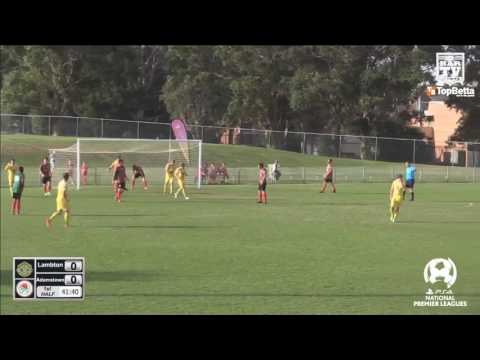 2016 NNSWF NPL Round 7 Highlights -  Lambton Jaffas v Adamstown Rosebuds