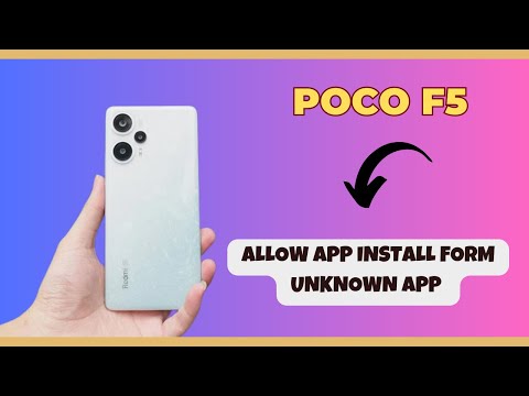 Allow app install form unknown app POCO F5 || How to allow apps to install from unknown sources