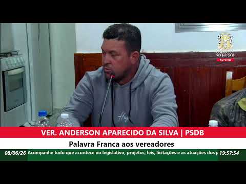 Reunião Ordinária (08/06/2026) Câmara Municipal de Presidente Kubitschek