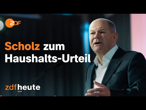 Video Thumbnail: Haushalts-Krise: Regierungserklärung von Kanzler Scholz | ZDFheute live