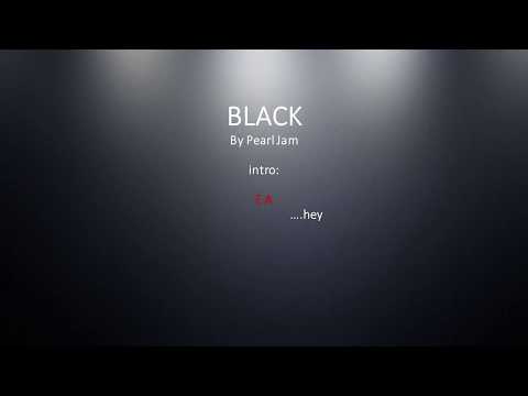 Black Chords - Pearl Jam