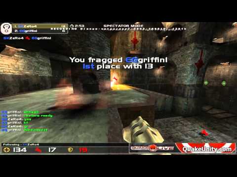 ZeRo4 Vs Griffin - QuakeLive - Quakecon 2008 (SHOUTCAST) PART 2/6