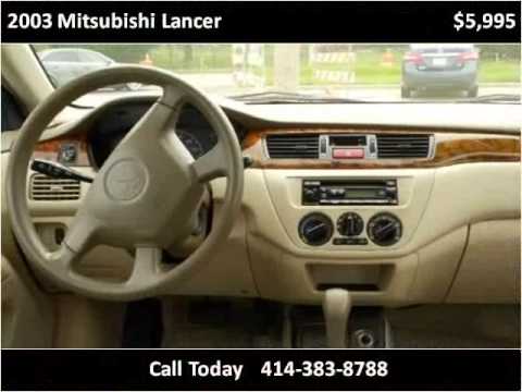 2003 Mitsubishi Lancer Used Cars Milwaukee WI