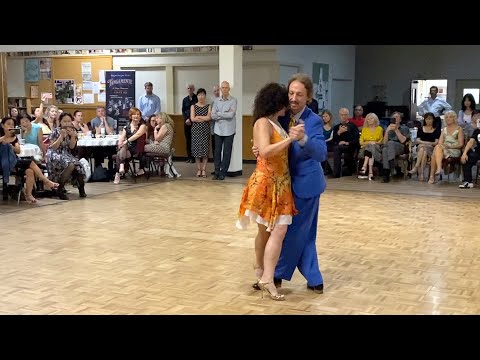 Argentine Tango dancing with Maria Olivera