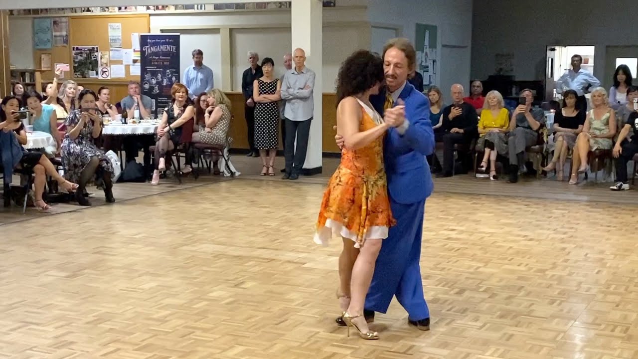 Argentine Tango dancing with Maria Olivera