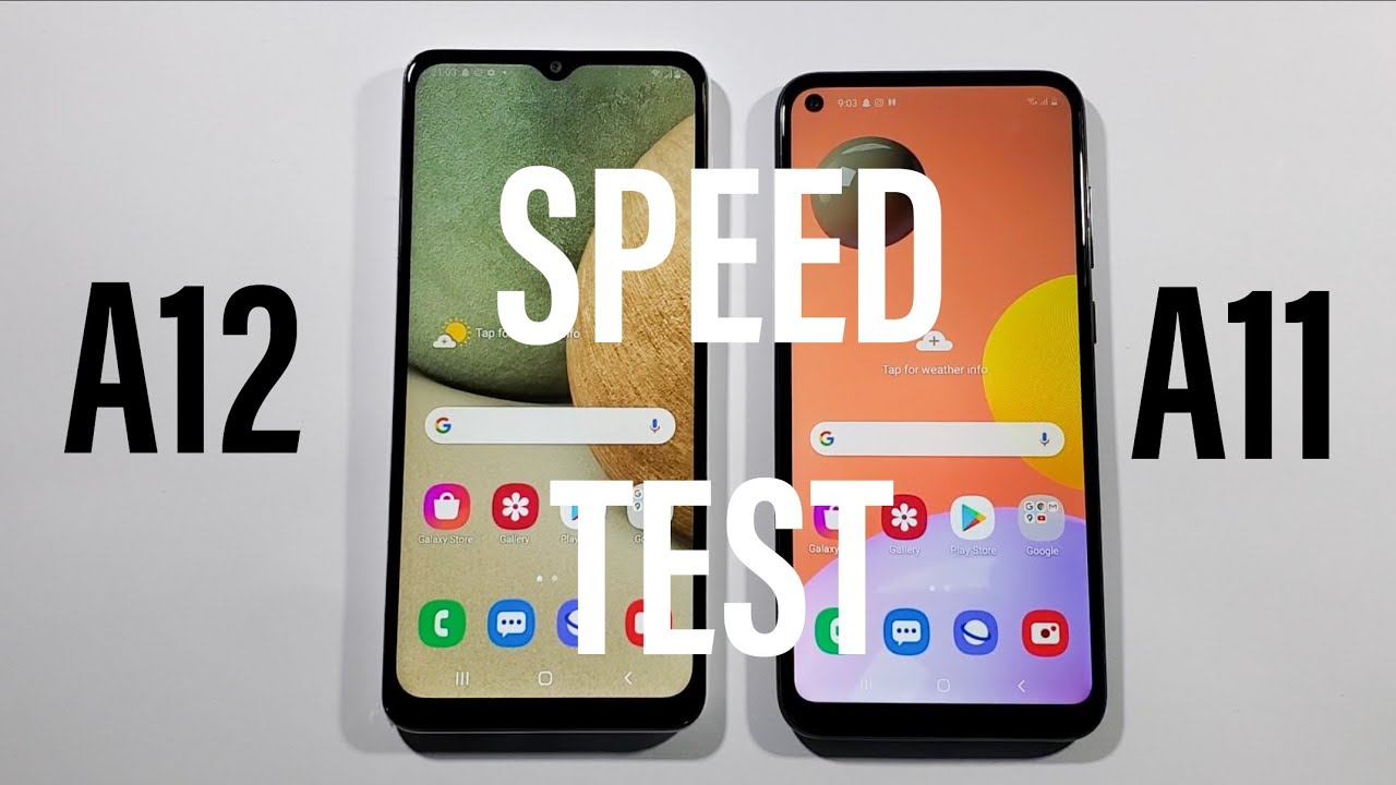 Samsung A12 vs Samsung A11 Comparison Speed Test
