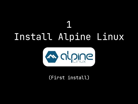 1 Install Alpine Linux Default Options