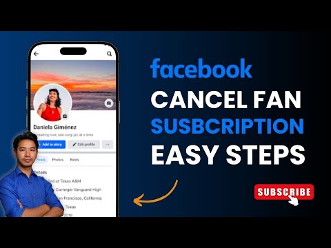 How To Cancel Facebook Subscription || Cancel Facebook Fan Subscription !