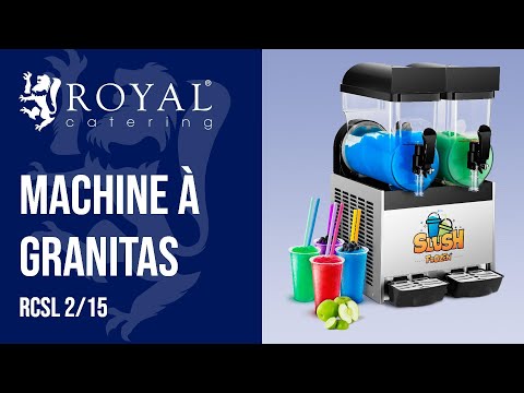 Vidéo - Machine à granitas - 2 x 12 litres