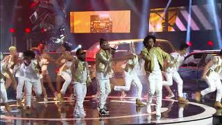 Mozart la Para junto a Liro Shaq, Chimbala y Don Miguelo Premios Soberano 2018