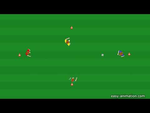 10 Passübungen für ein sicheres Kombinationsspiel - Raute Grundform