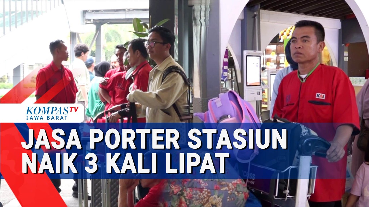 Arus Balik Lebaran, Jasa Porter Stasiun Bandung Naik 3 Kali Lipat