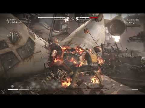 Hellfire Scorpion Combos are Top tier -Mortal Kombat X