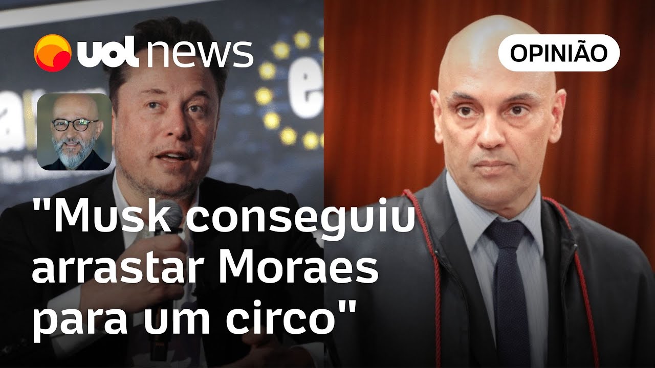 Elon Musk bate de frente com Moraes e dá lenha à fogueira que Bolsonaro prepara, diz Josias