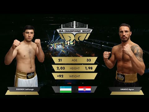 +92kg ZOKIROV Jakhongir (UZB) vs SMAKICI Agron (CRO) | IBA Champions' Night | April 14, 2024