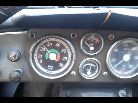 1968 SAAB 96 V4, first start since 1996