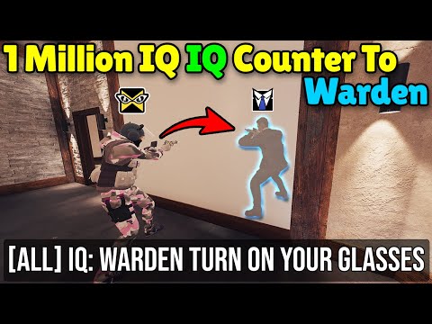 1 MILLION IQ *TEXT CHAT* Bait Trick To Counter Warden - Rainbow Six Siege Vector Glare