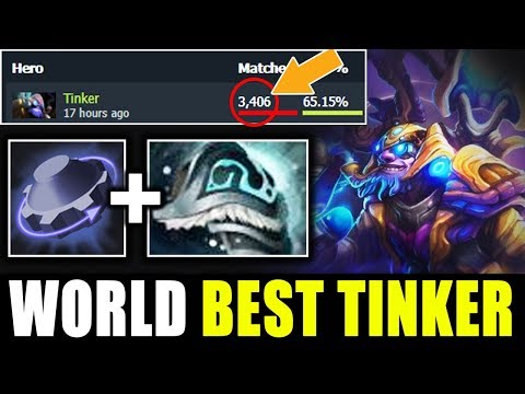 Wtf this guy is Crazy af | World Best Tinker spammer 3,406 matches Pro gameplay Dota 2