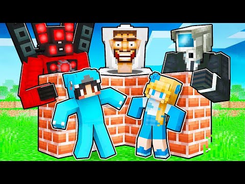 Omz - Build to SURVIVE With SPEAKER FAMILY in Minecraft!