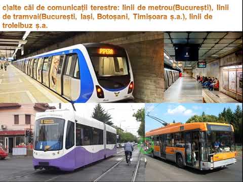 Transporturile și telecomunicațiile - Geografia României