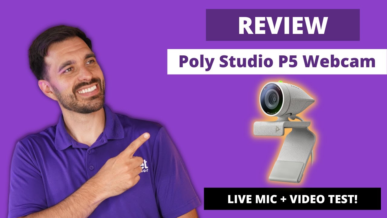 Poly Studio P5 Webcam Review - LIVE MIC + VIDEO TEST!