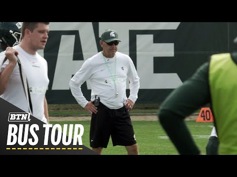 Mic'd Up with Mark Dantonio | 2019 BTN Bus Tour | B1G Football