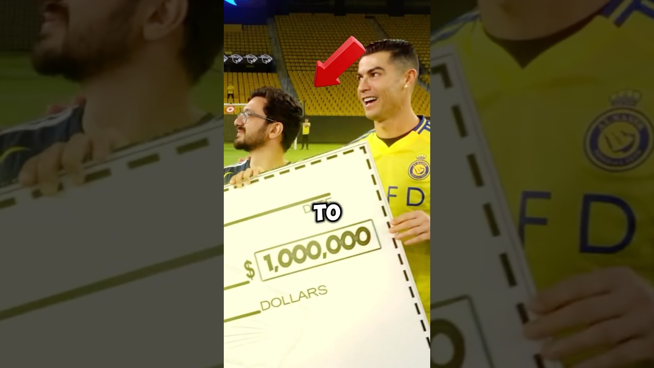 Ronaldo Loses $1Million Bet to Fan! 😱