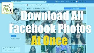 Download All Photos/Videos from Facebook Friends/Page Photo Albums in one click