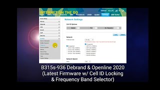 B315s-936 Debrand & Openline 2020 (Latest Firmware with Frequency Band & Cell ID Locking)