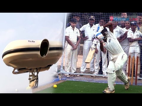 शिवाजी पार्क जिमखान्यात बॉलिंग मशीनचं उद्घाटन