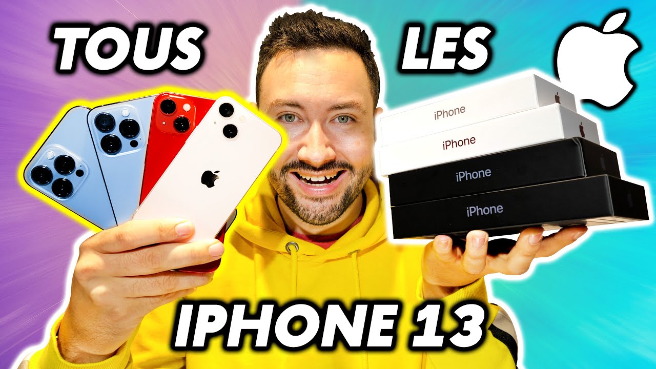 J'ai acheté les iPhone 13, 13 Pro, Max et mini ! (Apple je te pardonne)