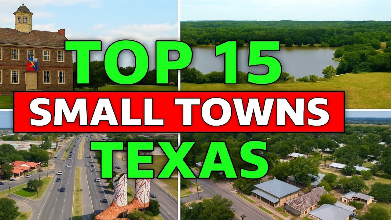 Top 15 Best Small Towns Texas to Visit ✨