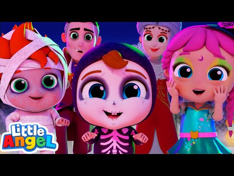 It's A Spooky Family Halloween! | Jill's Playtime | Little Angel Kids Songs & Nursery Rhymes