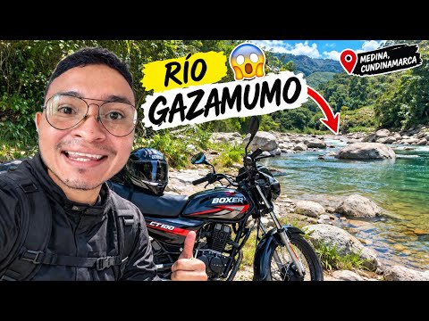 VIAJÉ EN MI BOXER CT100 HASTA EL RÍO GAZAMUMO | MEDINA CUNDINAMARCA
