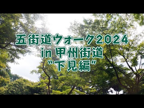 コミュニケーション社会学科 五街道ウォーク2024 in 甲州街道”下見編”　～共に育つ、わくわく悩む。～