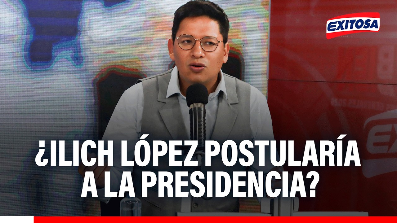 🔴🔵 Ilich López no descarta postular a la Presidencia en 2031 si Acción Popular lo respalda