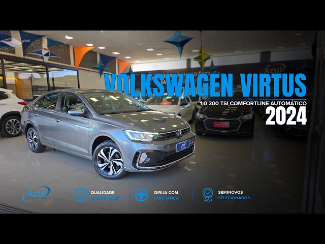 Vídeo VOLKSWAGEN VIRTUS 1.0 200 TSI COMFORTLINE AUTOMÁTICO