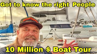 Touring a $10 Million Sailboat in Marina Del Rey