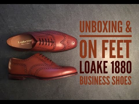 Loake 1880 Brogue Buckingham | UNBOXING & ON FEET | business shoes | 2016 | HD