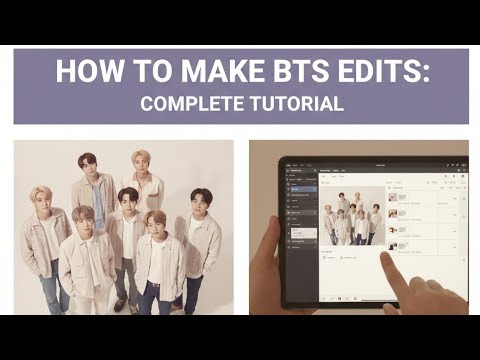 How to make BTS edits|| Complete tutorial ||  