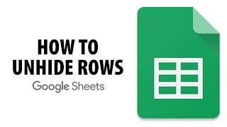 How To Unhide Rows In Google Sheets