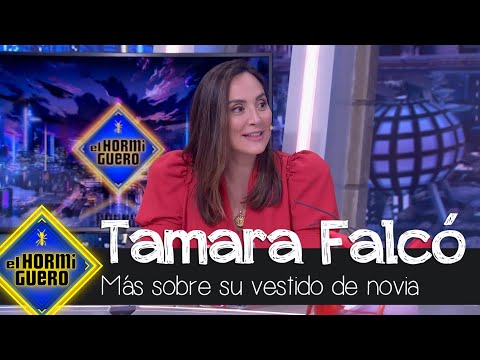 Tamara Falcó revela que 19 personas trabajan en los encajes de su vestido de novia - El Hormiguero