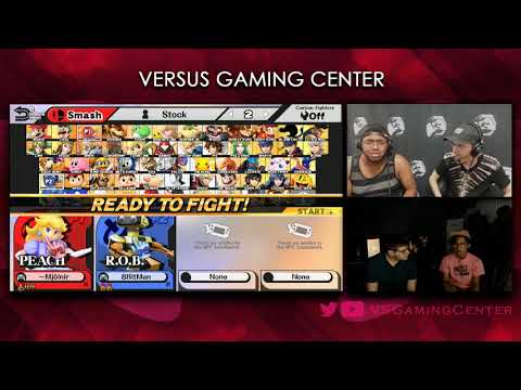 VS Weekly 8/2/18 - Winners Qtrs - EBM | MuteAce (Peach) vs AMG | 8BitMan (ROB) - Smash 4