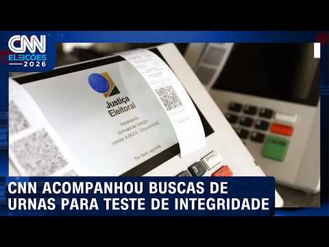 Urnas eletrônicas passam por teste de integridade; veja como funciona | CNN AGORA