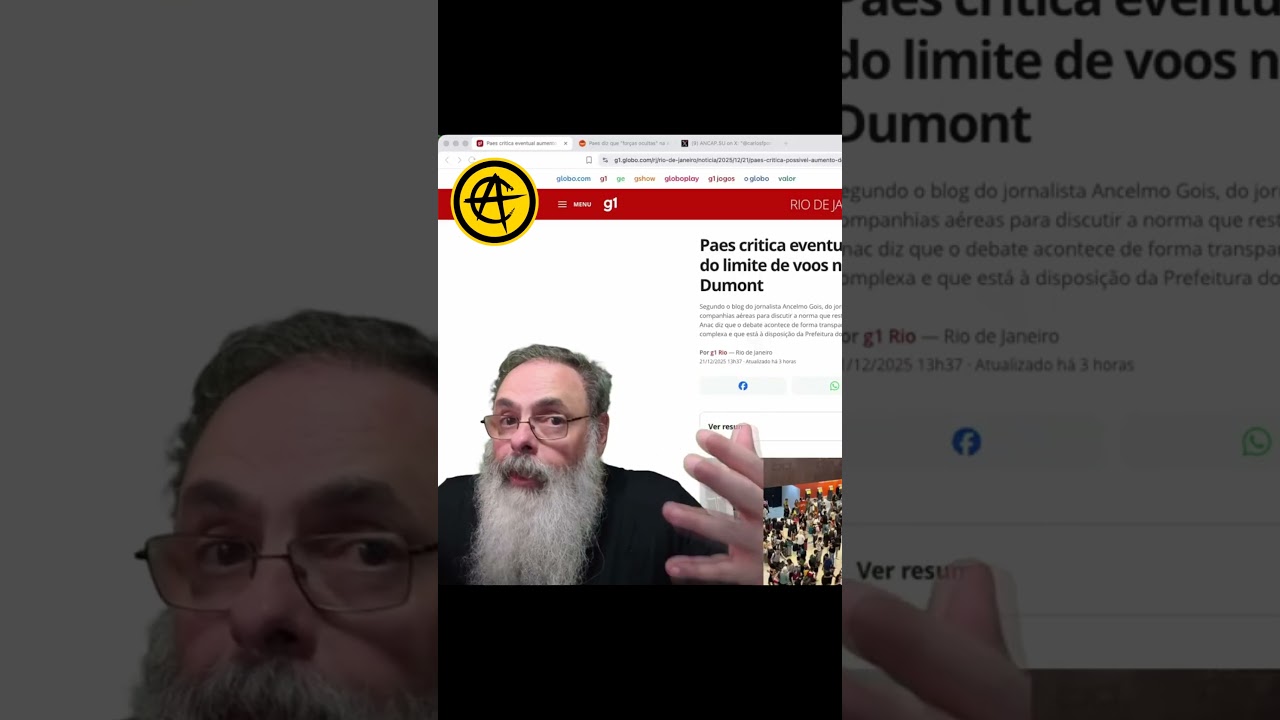 EDUARDO PAES quer LIMITAR AINDA MAIS o AEROPORTO SANTOS DUMONT a troco de ABSOLUTAMENTE NADA
