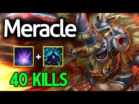 Meracle Dota2 [Magnus] 40 Killls 76k Damge Faking Boss