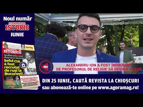 Alexandru Ion a fost îndrumat de profesorul de religie să devină actor