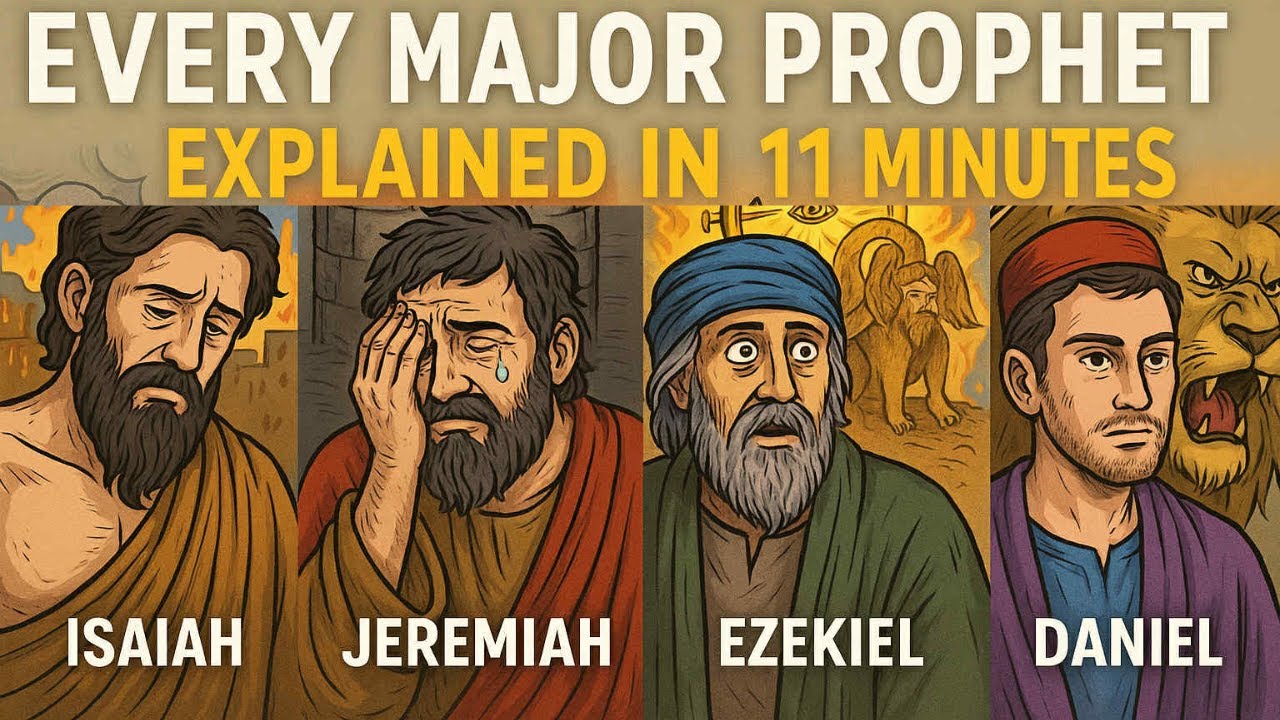Isaiah, Jeremiah, Ezekiel and Daniel's Wildest Vision Explained. Every Major Prophet Explained.